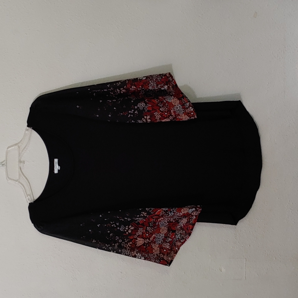 Maurices Women's Tee with 3/4 Shear Sleeves